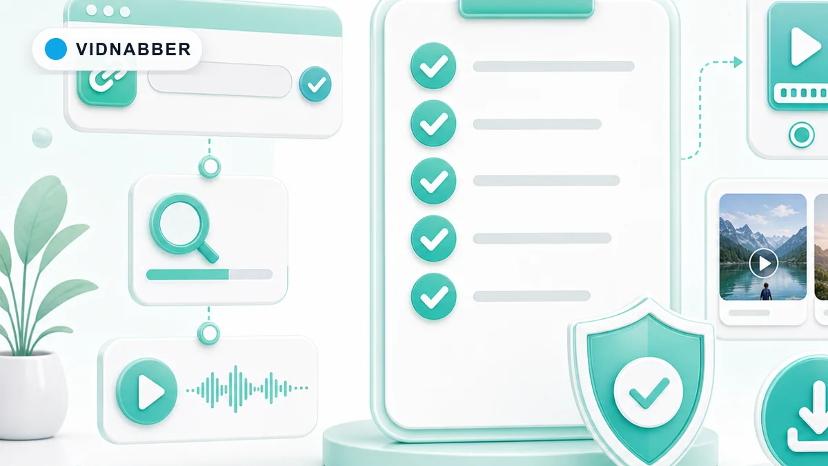 Online Video Downloader: Public Link Checklist